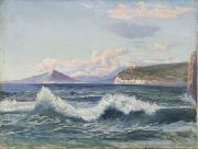 Amandus Adamson Bay of Naples painting
